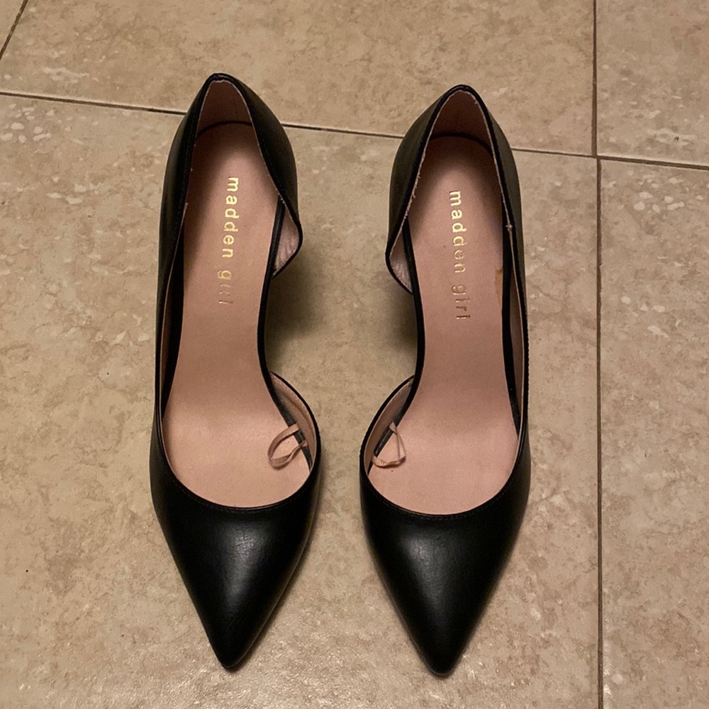 Madden girl black heels